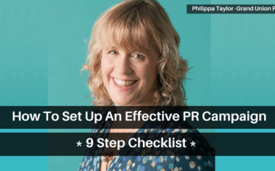How to set up an effective PR campaign – 9 Step Checklist