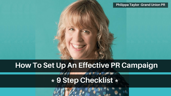 How to set up an effective PR campaign – 9 Step Checklist